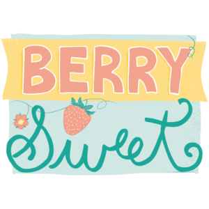 hand lettered berry sweet